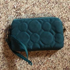 Thirty-One Vary You Quilted Wristlet in Teal